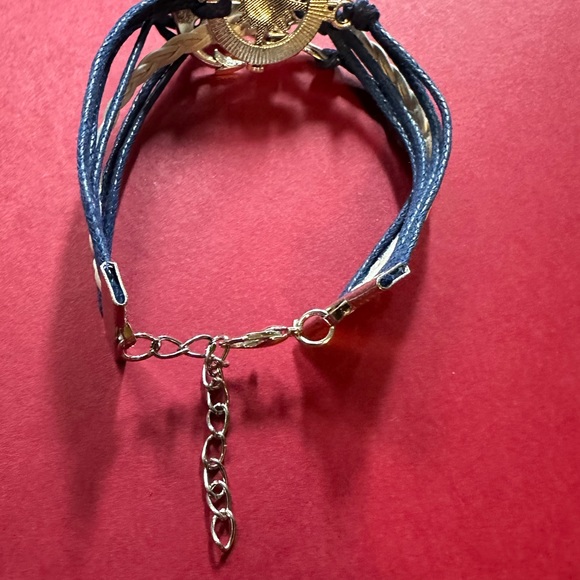 Anchor Compass Infinity Multilayer Weave Bracelet - Picture 4 of 5